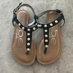 EUC • Bebe Girls Studded Sandals • Toddler Size 11